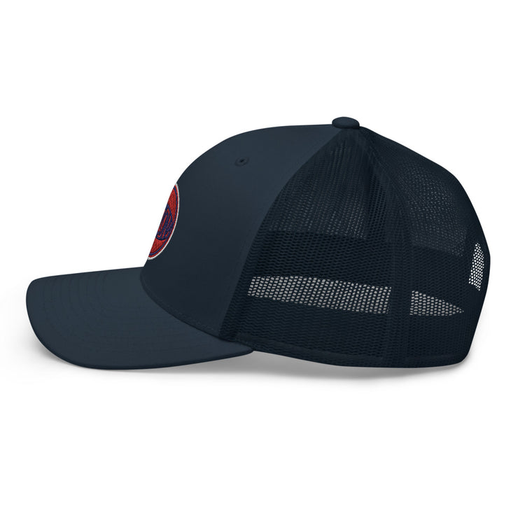 Retro Arizona Red & Blue Ball: Trucker Hat