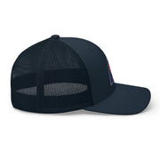 Letter + Logo Blue: Retro Trucker Hat