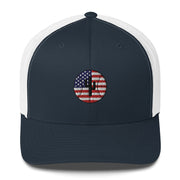 Logo Flag USA: Trucker Cap