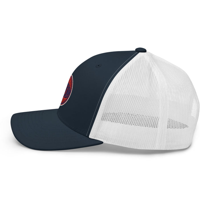 Retro Arizona Red & Blue Ball: Trucker Hat