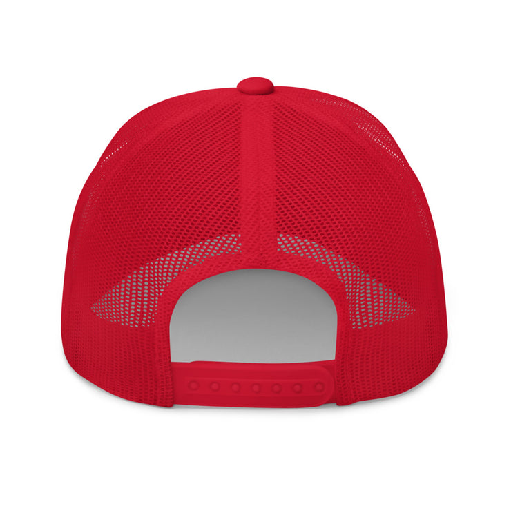 Retro Arizona Red & Blue Ball: Trucker Hat