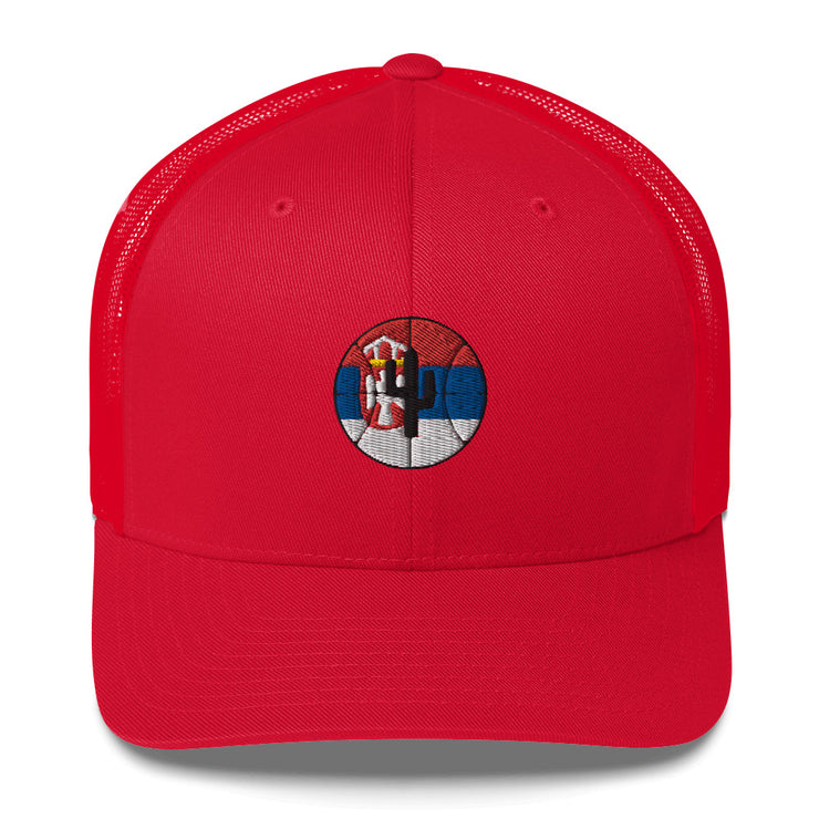 Logo Flag Serbia: Trucker Cap