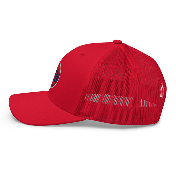Retro Arizona Red & Blue Ball: Trucker Hat