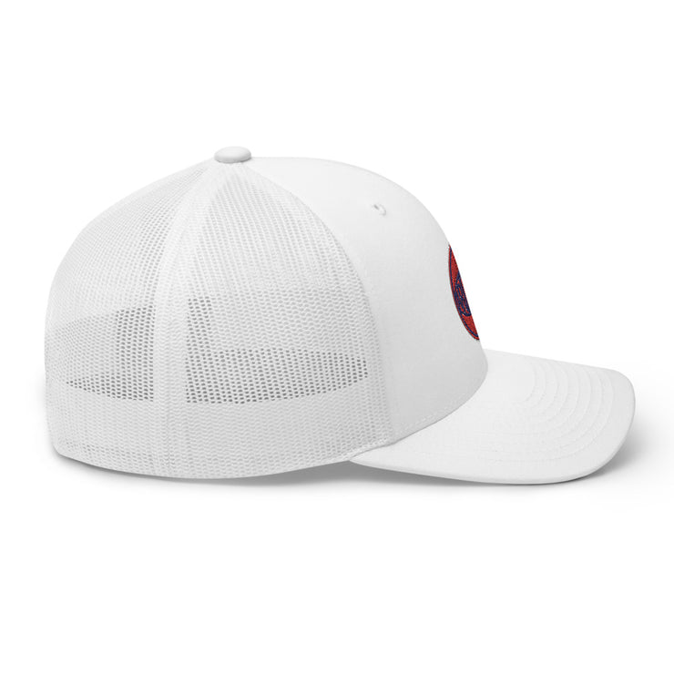 Retro Arizona Red & Blue Ball: Trucker Hat