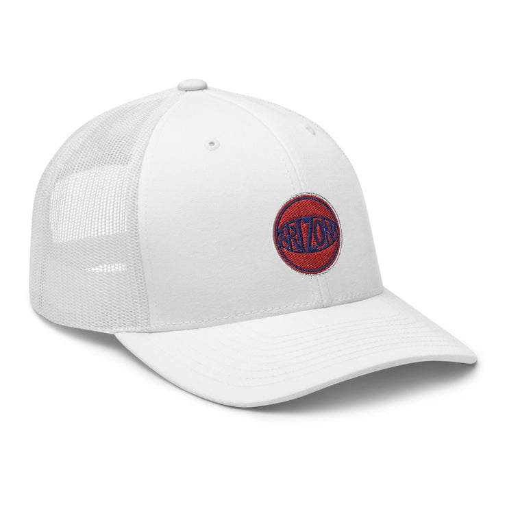 Retro Arizona Red & Blue Ball: Trucker Hat