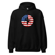 Logo Flag USA: Unisex Hoodie