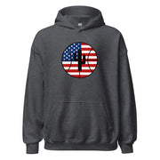 Logo Flag USA: Unisex Hoodie