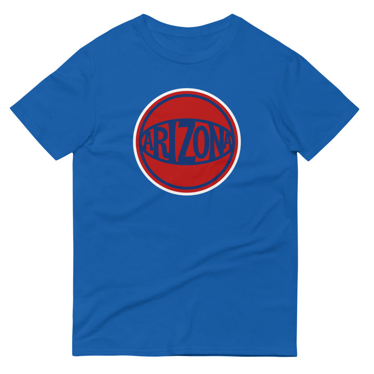Retro Arizona Red & Blue Ball: Unisex T-Shirt