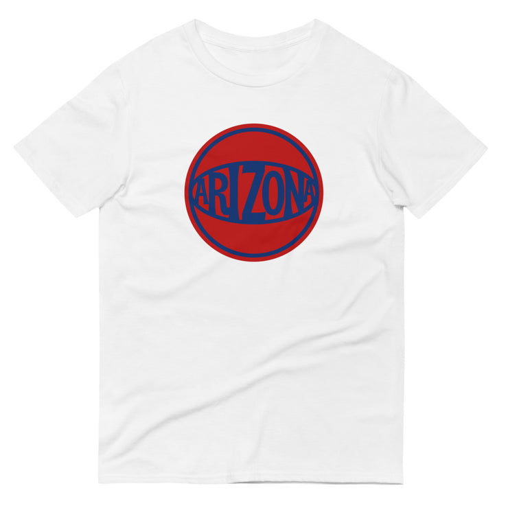 Retro Arizona Red & Blue Ball: Unisex T-Shirt