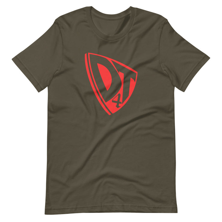 DT4 Trademark Red: Unisex T-Shirt