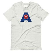 Letter + Logo Blue: Unisex T-Shirt