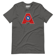 Letter + Logo Red: Unisex T-Shirt