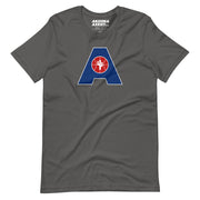 Letter + Logo Blue: Unisex T-Shirt
