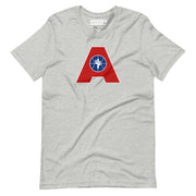 Letter + Logo Red: Unisex T-Shirt