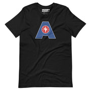 Letter + Logo Blue: Unisex T-Shirt