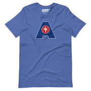 Letter + Logo Blue: Unisex T-Shirt