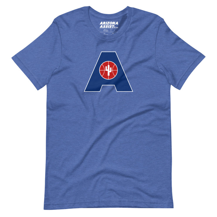 Letter + Logo Blue: Unisex T-Shirt