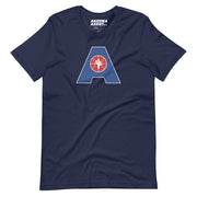Letter + Logo Blue: Unisex T-Shirt