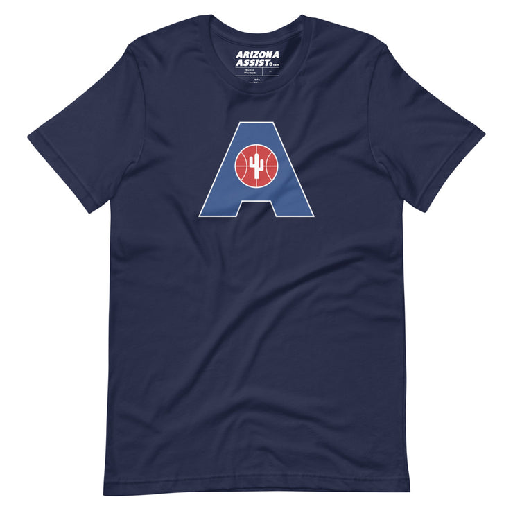 Letter + Logo Blue: Unisex T-Shirt