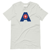 Letter + Logo Blue: Unisex T-Shirt