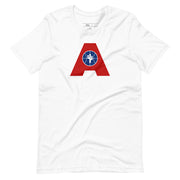 Letter + Logo Red: Unisex T-Shirt