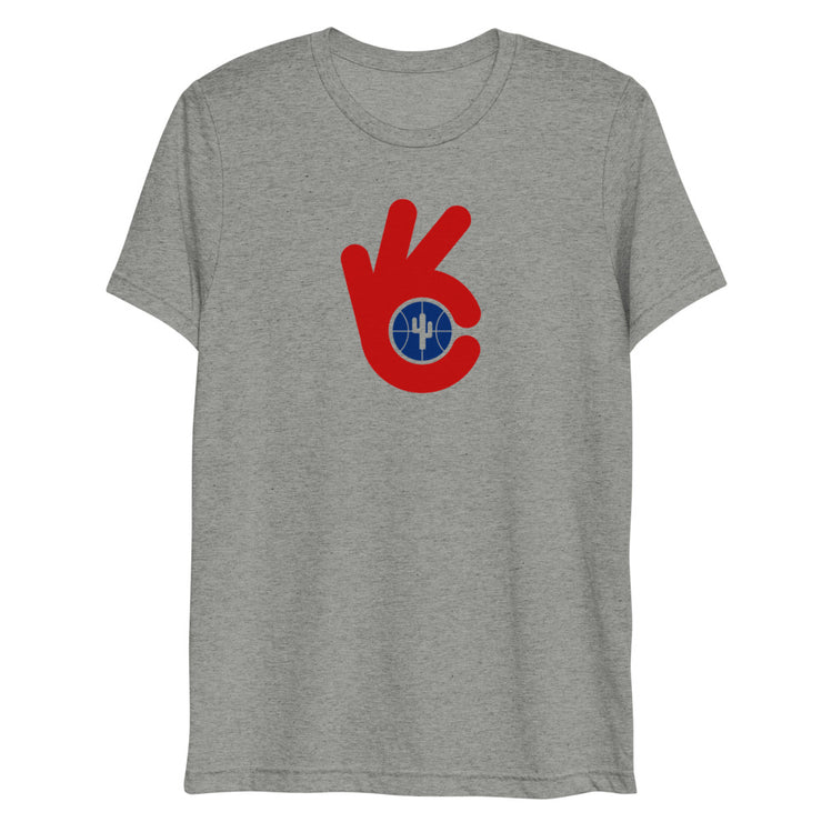 WC Hand Red & Blue: Tri-Blend T-Shirt