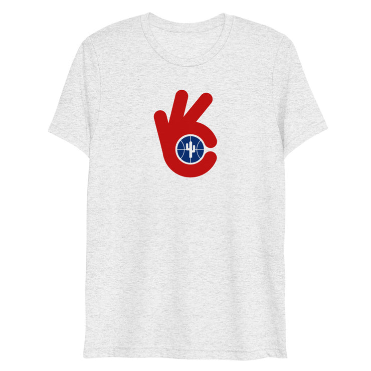 WC Hand Red & Blue: Tri-Blend T-Shirt