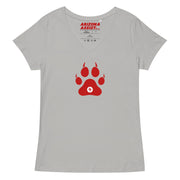 Wildcat Paw Print: Women's V-Neck T-Shirt