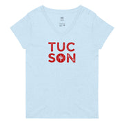 Tucson Red: Women's V-Neck T-Shirt