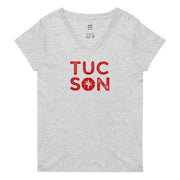 Tucson Red: Women's V-Neck T-Shirt
