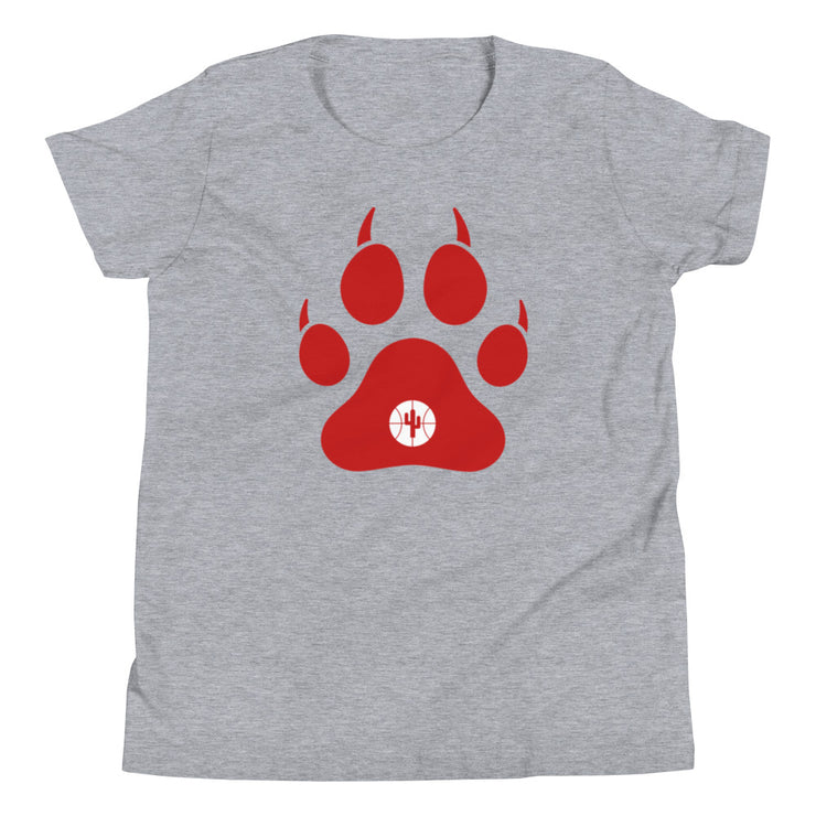 Wildcat Paw Print: Youth T-Shirt