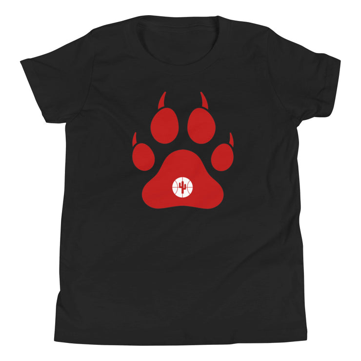 Wildcat Paw Print: Youth T-Shirt