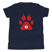 Wildcat Paw Print: Youth T-Shirt