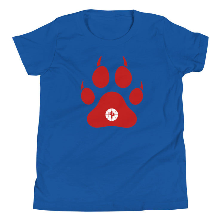 Wildcat Paw Print: Youth T-Shirt