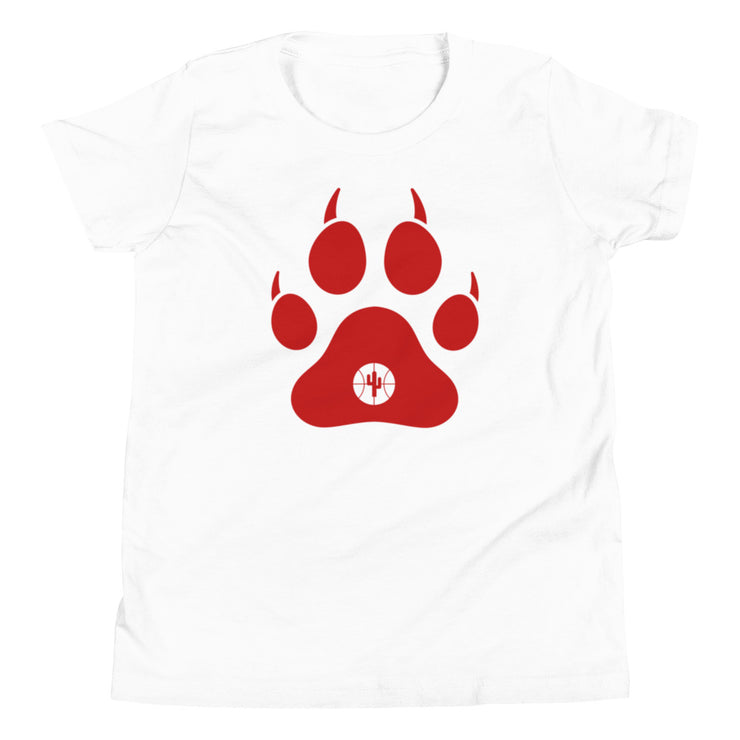 Wildcat Paw Print: Youth T-Shirt